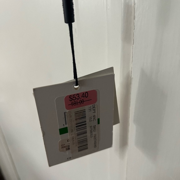 NWT Calvin Klein dresses black faux fur jacket - size Large - Picture 6 of 7